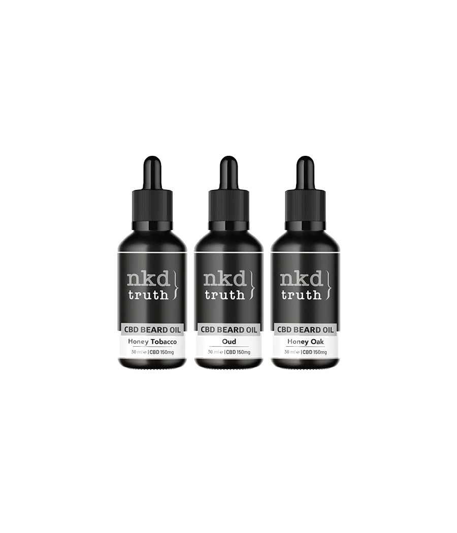 NKD 150mg CBD Infused Speciality Beard Oils 30ml NKD 150mg CBD Infused Speciality Beard Oils 30ml
