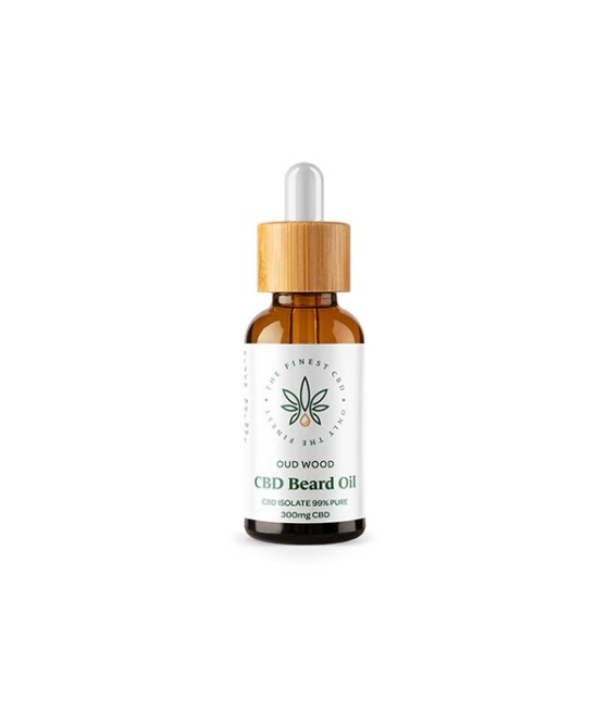 The Finest Balm CBD 300mg Beard Oil 30ml (Buy 2 Get 1 Free)