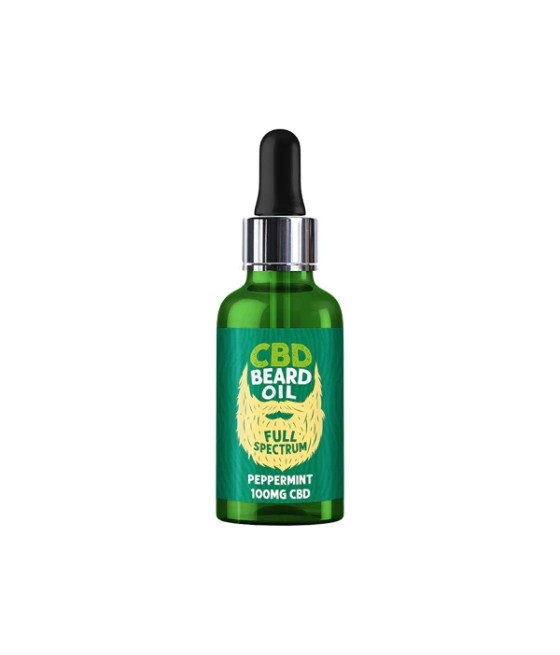 CBD Embrace 100mg Full Spectrum CBD Peppermint Beard Oil - 30ml