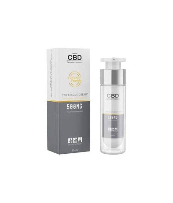 CBD by British Cannabis 500mg CBD Rescue Cream 50ml