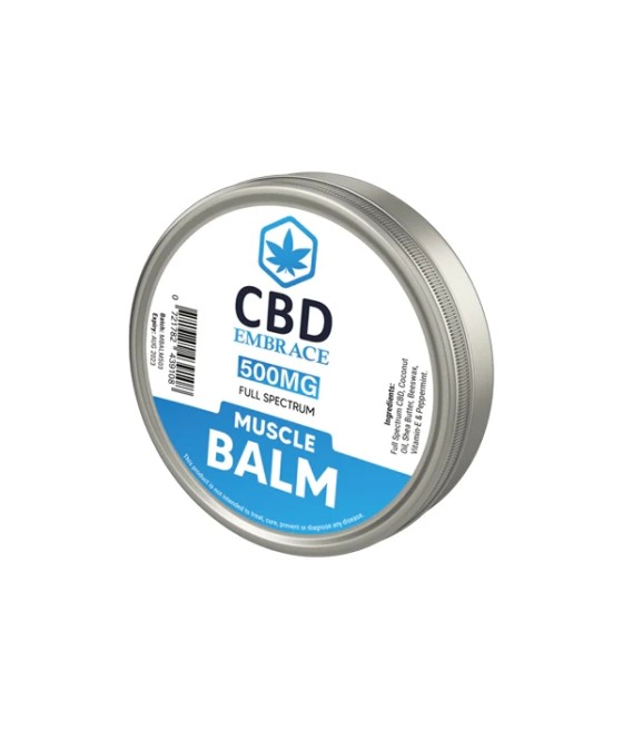CBD Embrace 500mg Full Spectrum CBD Muscle Balm