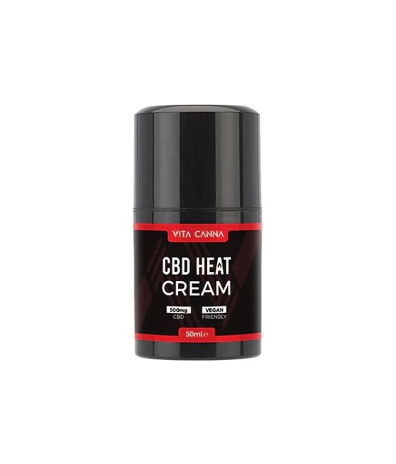 Vita Canna 500mg CBD Heating Cream 50ml