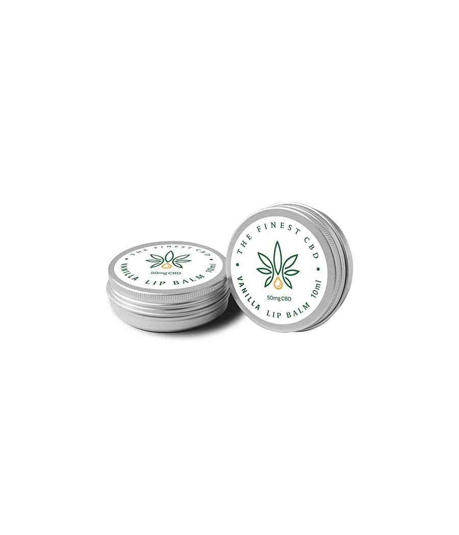 The Finest Balm 50mg CBD Vanilla Lip Balm Tin - 10ml The Finest Balm 50mg CBD Vanilla Lip Balm Tin - 10ml