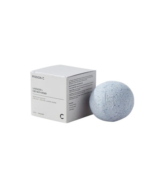 Mission C Lavender + 100mg CBD Bath Bomb - 140g