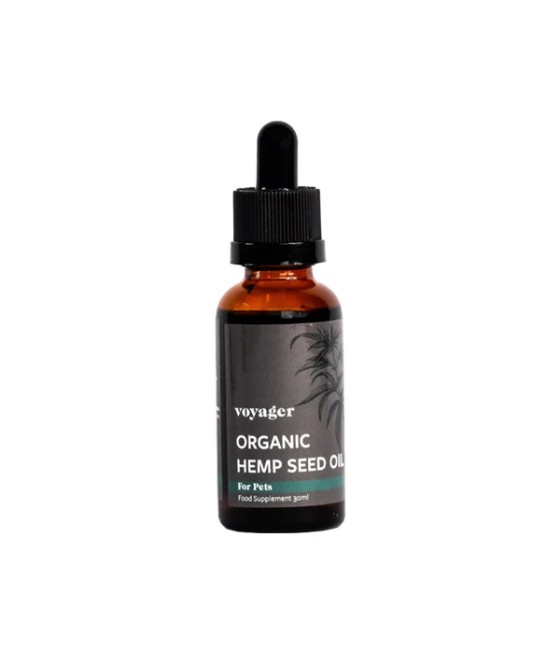 Voyager Pets Organic Hemp Seed Oil - 30ml