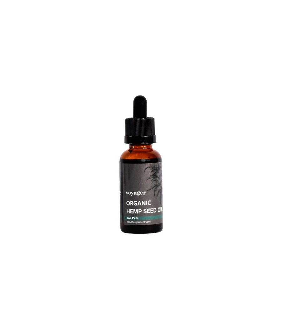 Voyager Pets Organic Hemp Seed Oil - 30ml Voyager Pets Organic Hemp Seed Oil - 30ml