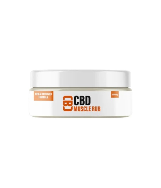 CBD Asylum 5000mg CBD 100ml Cream Muscle Rub Balm (BUY 1 GET 2 FREE)