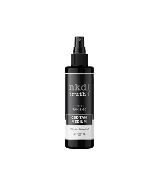 NKD Truth 75mg CBD Medium Self Tan - 200ml