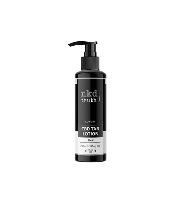 NKD Truth 100mg CBD Oud Tan Lotion - 200ml