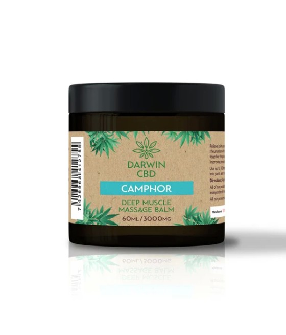 Darwin CBD 3000mg CBD Camphor Massage Balm - 60ml