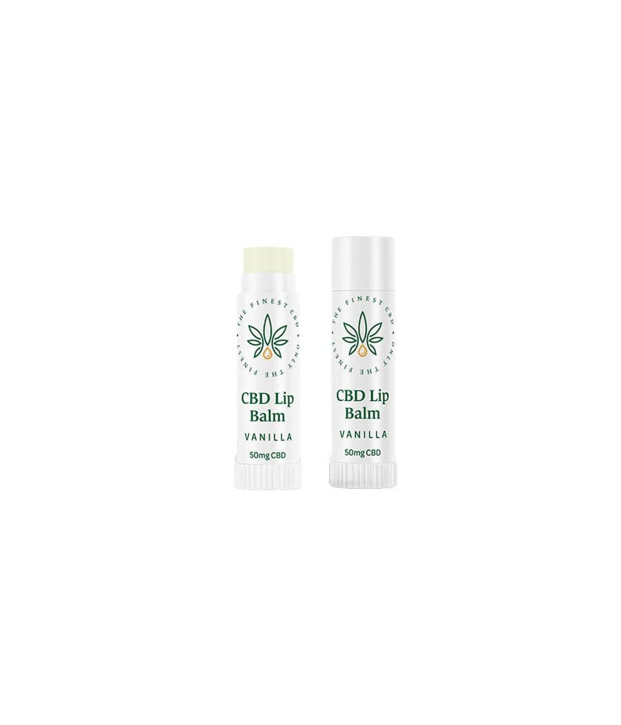 The Finest Balm 50mg CBD Vanilla Lip Balm Stick - 5ml