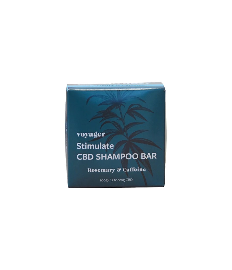 Voyager 100mg CBD Stimulate Shampoo Bar - 100g