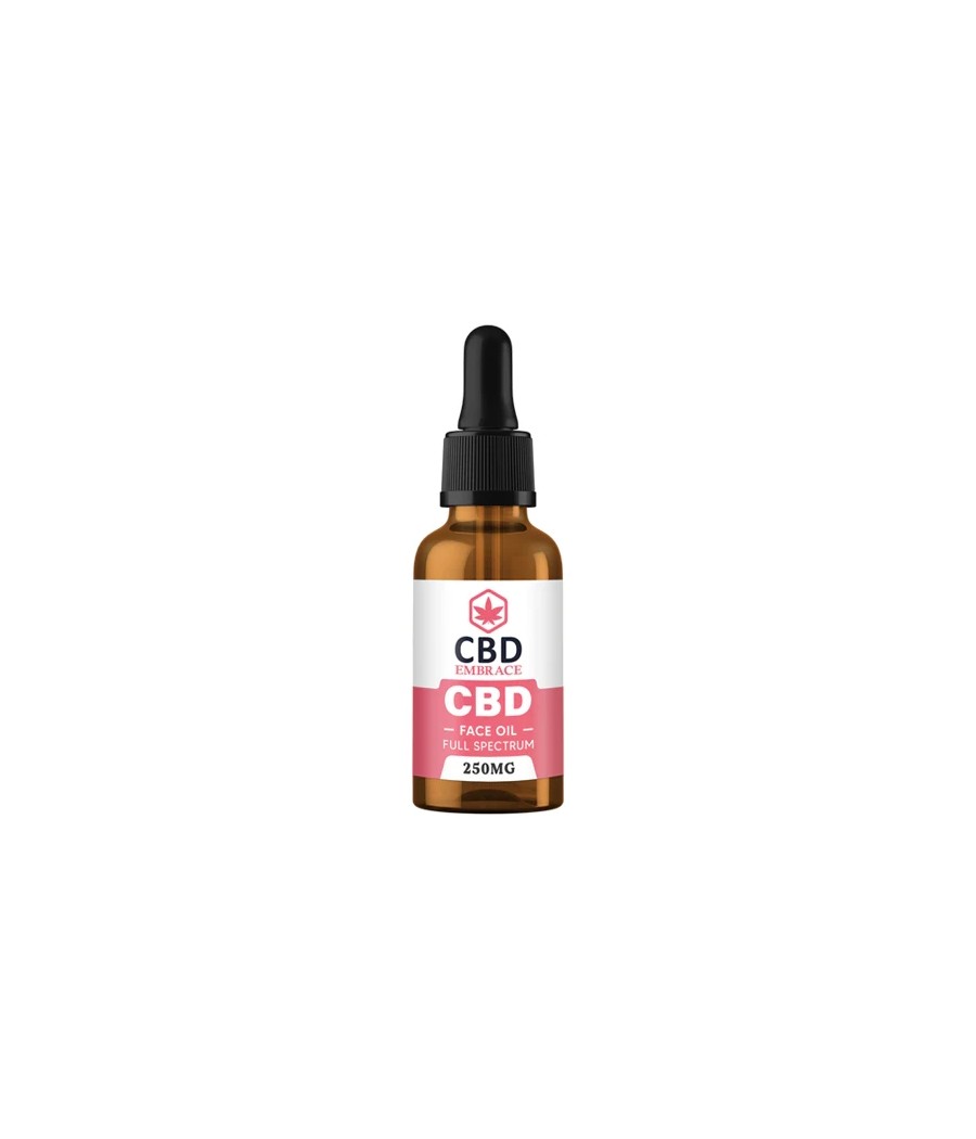 CBD Embrace 250mg Full Spectrum CBD Face Oil - 30ml