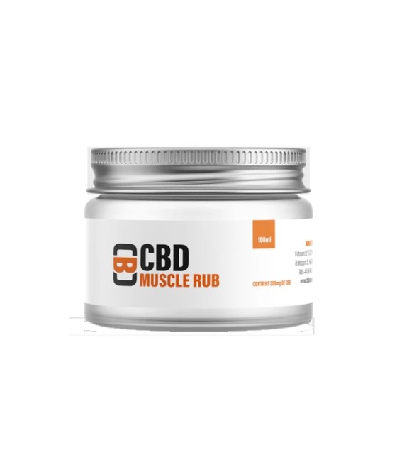 CBD Asylum 1000mg CBD 100ml Muscle Rub Balm (BUY 1 GET 2 FREE)