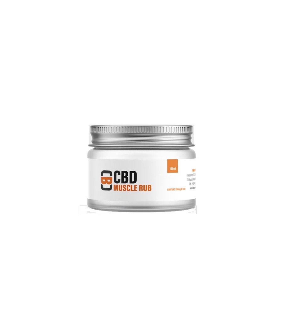 CBD Asylum 1000mg CBD 100ml Muscle Rub Balm (BUY 1 GET 2 FREE)
