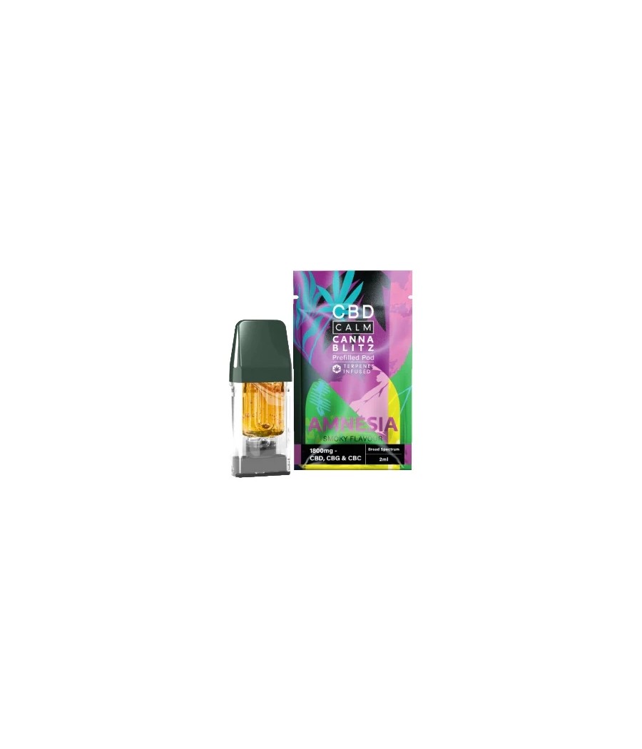 CBD Calm CANNABLITZ 1800mg CBD + CBG + CBC Prefilled Pod