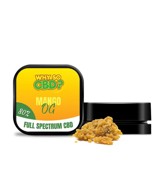 Why So CBD? 80% Full Spectrum CBD Crumble 1g