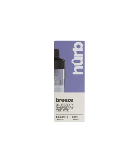 Hurb Breeze CBD 1000mg Pre-filled Pod 10ml