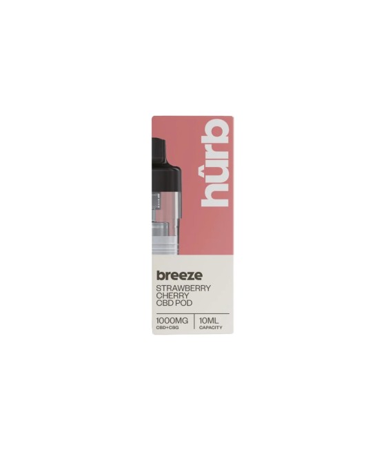 Hurb Breeze CBD 1000mg Pre-filled Pod 10ml