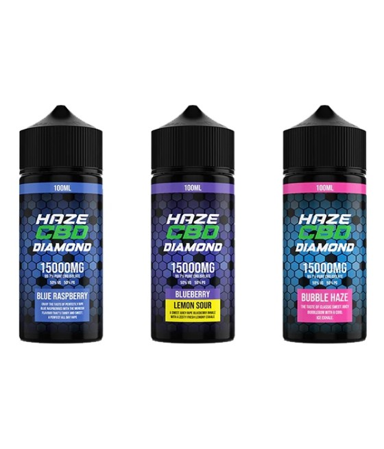 Haze CBD Diamond 15000mg CBD E-Liquid 100ml