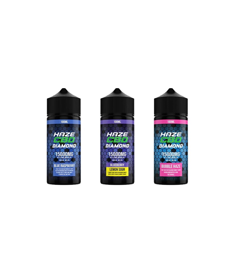 Haze CBD Diamond 15000mg CBD E-Liquid 100ml