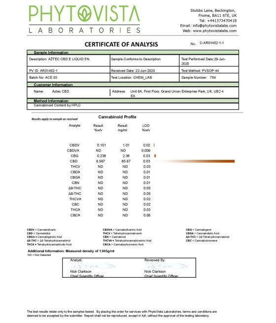 Aztec CBD 500mg CBD Vaping Liquid 10ml (50PG/50VG)