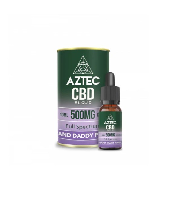 Aztec CBD 500mg CBD Vaping Liquid 10ml (50PG/50VG)