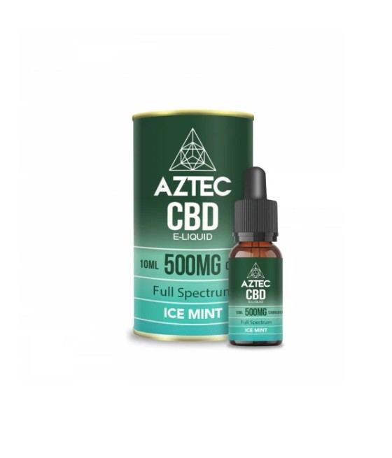 Aztec CBD 500mg CBD Vaping Liquid 10ml (50PG/50VG)