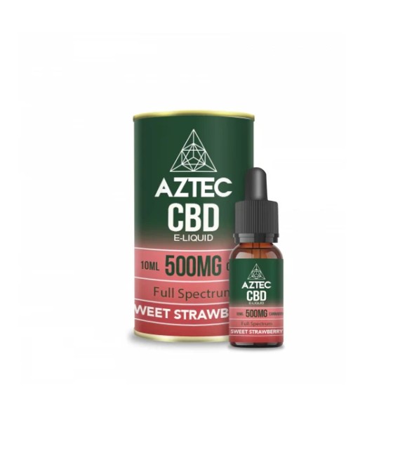 Aztec CBD 500mg CBD Vaping Liquid 10ml (50PG/50VG)