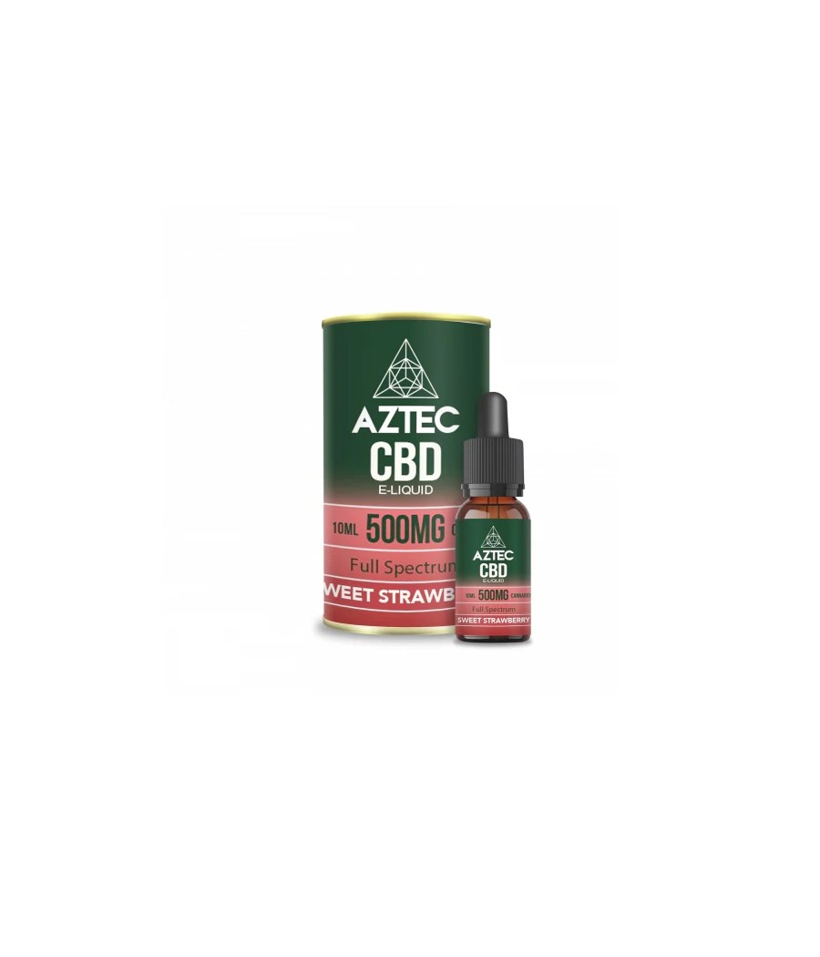Aztec CBD 500mg CBD Vaping Liquid 10ml (50PG/50VG)