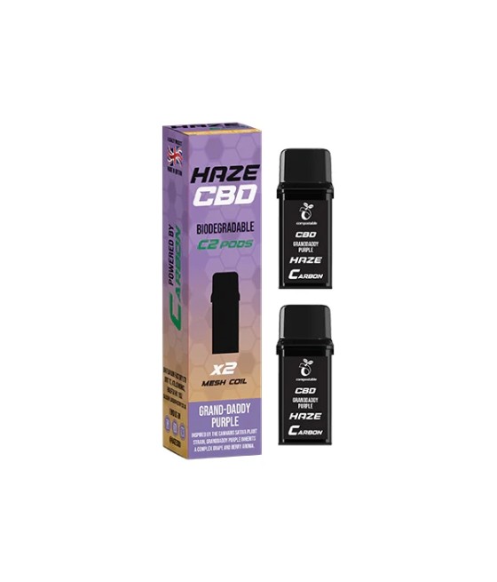 500mg Haze CBD C2 Pods - 800 puffs