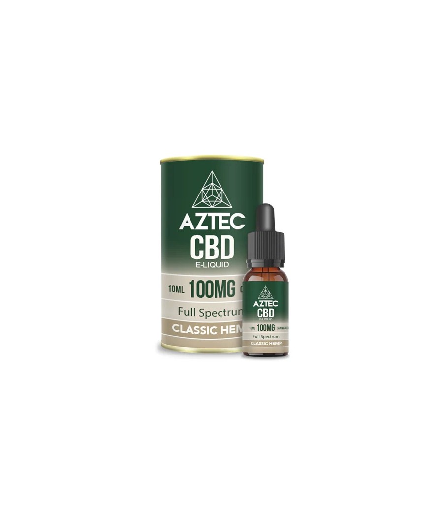 Aztec CBD 100mg CBD Vaping Liquid 10ml (50PG/50VG)