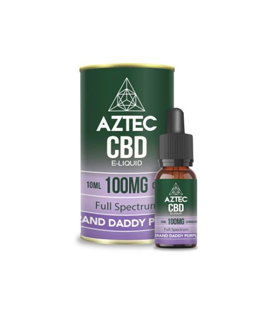Aztec CBD 100mg CBD Vaping Liquid 10ml (50PG/50VG)