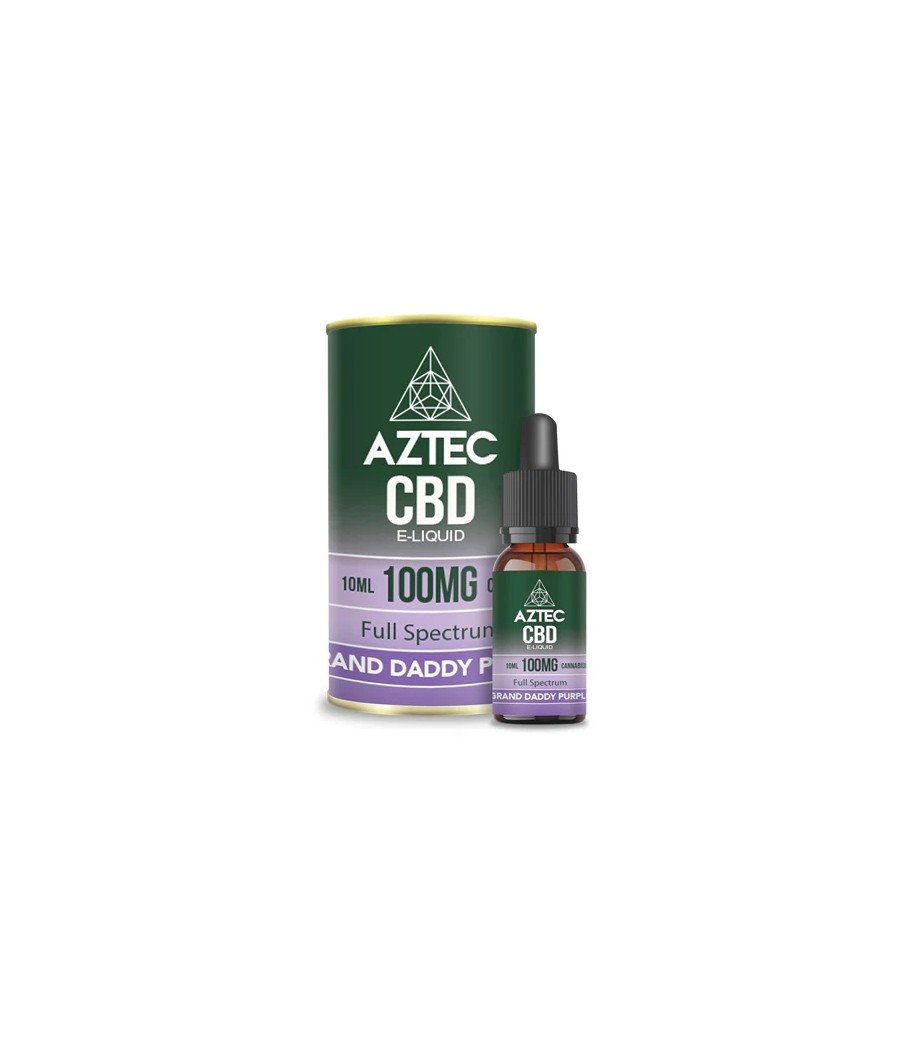 Aztec CBD 100mg CBD Vaping Liquid 10ml (50PG/50VG)