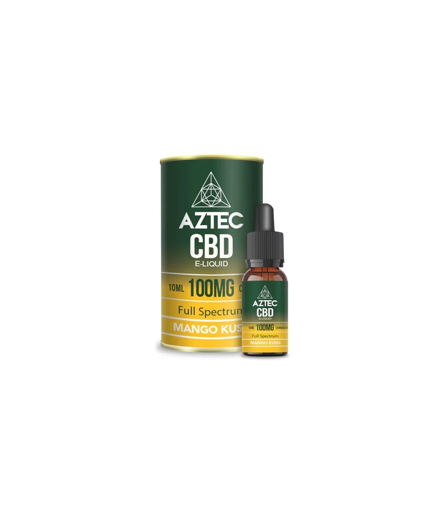 Aztec CBD 100mg CBD Vaping Liquid 10ml (50PG/50VG)