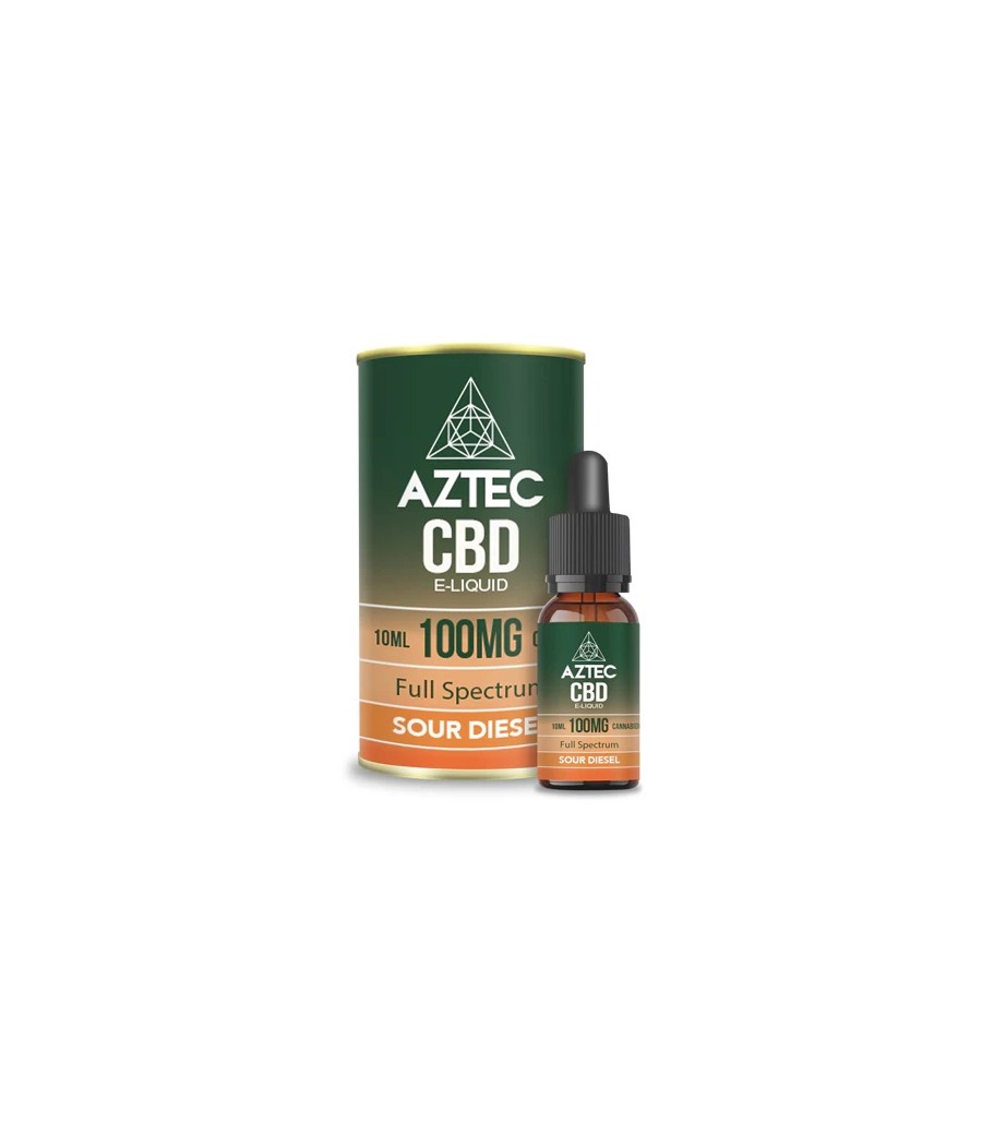 Aztec CBD 100mg CBD Vaping Liquid 10ml (50PG/50VG)