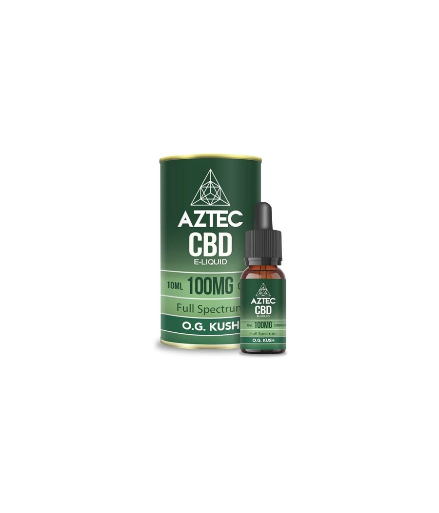 Aztec CBD 100mg CBD Vaping Liquid 10ml (50PG/50VG)