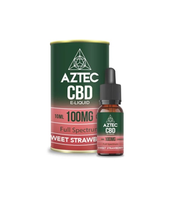 Aztec CBD 100mg CBD Vaping Liquid 10ml (50PG/50VG)