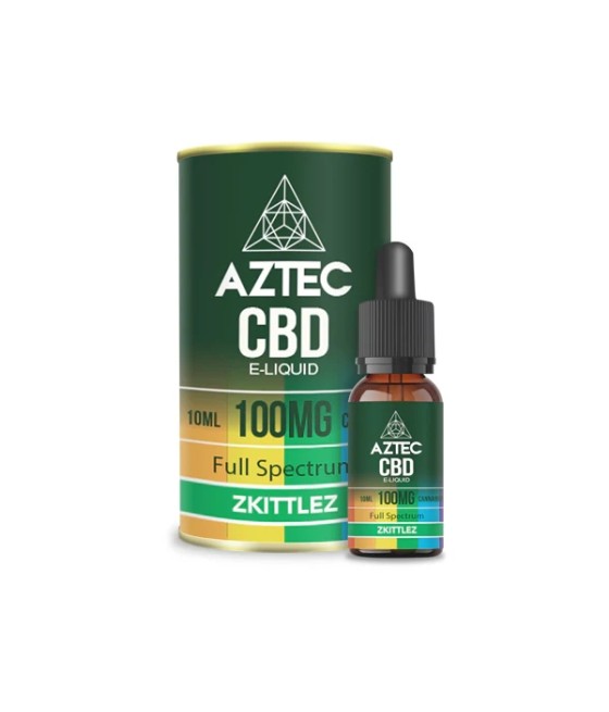 Aztec CBD 100mg CBD Vaping Liquid 10ml (50PG/50VG)