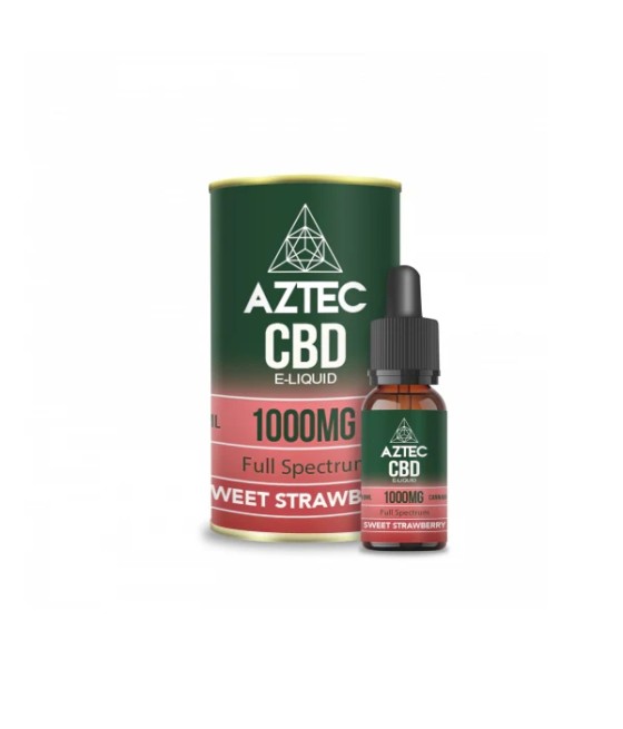 Aztec CBD 1000mg CBD Vaping Liquid 10ml (50PG/50VG)