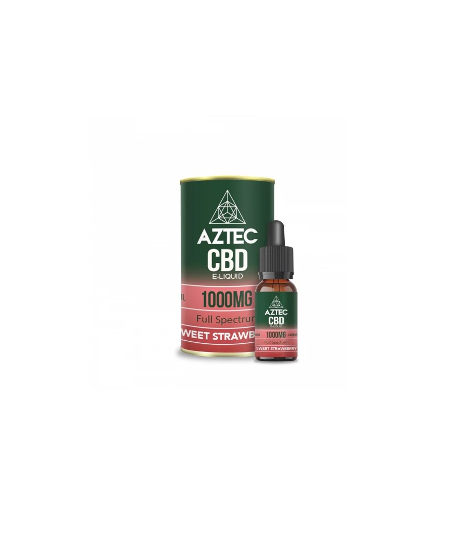 Aztec CBD 1000mg CBD Vaping Liquid 10ml (50PG/50VG)