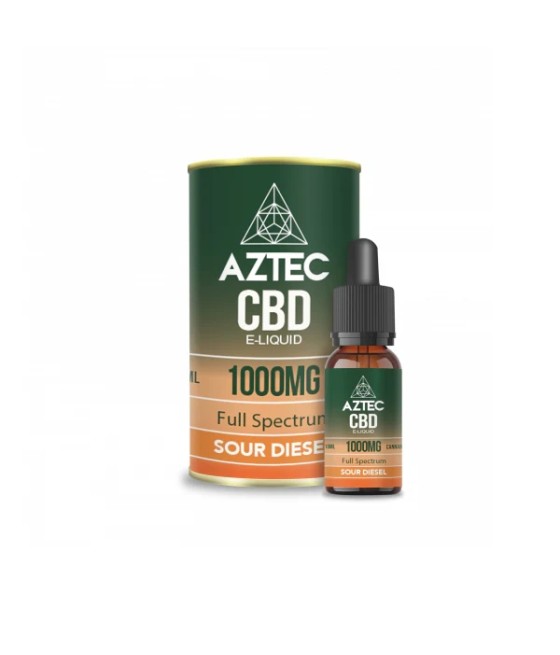 Aztec CBD 1000mg CBD Vaping Liquid 10ml (50PG/50VG)