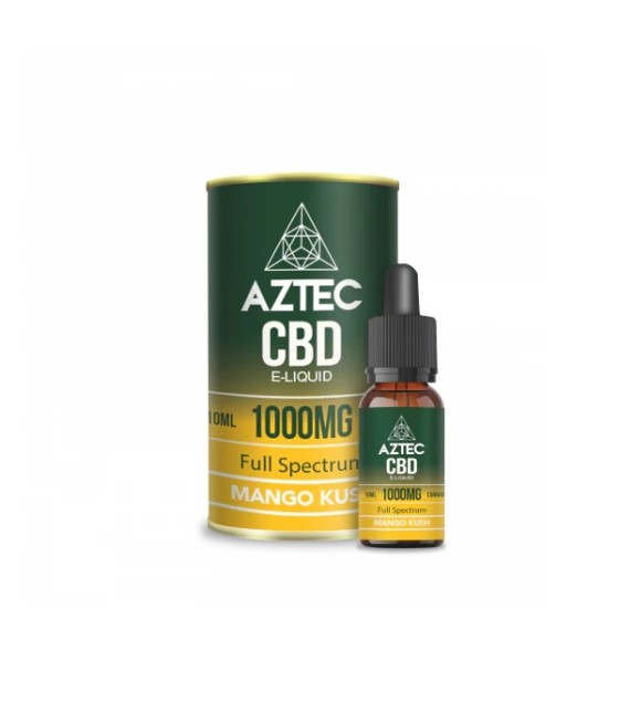 Aztec CBD 1000mg CBD Vaping Liquid 10ml (50PG/50VG)