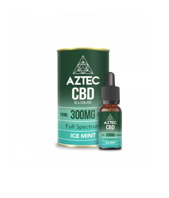 Aztec CBD 300mg CBD Vaping Liquid 10ml (50PG/50VG)