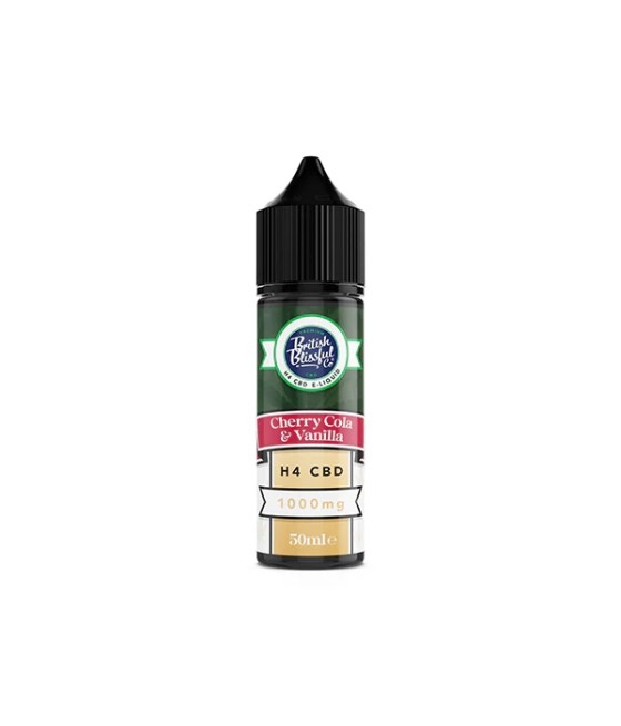 British Blissful 1000mg H4 CBD E-Liquid 50ml