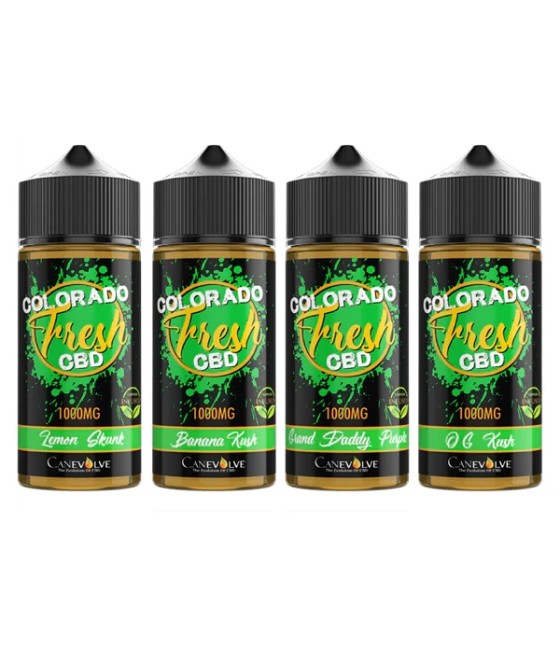 Colorado Fresh 1000mg CBD Vaping Liquid 100ml (50PG/50VG)
