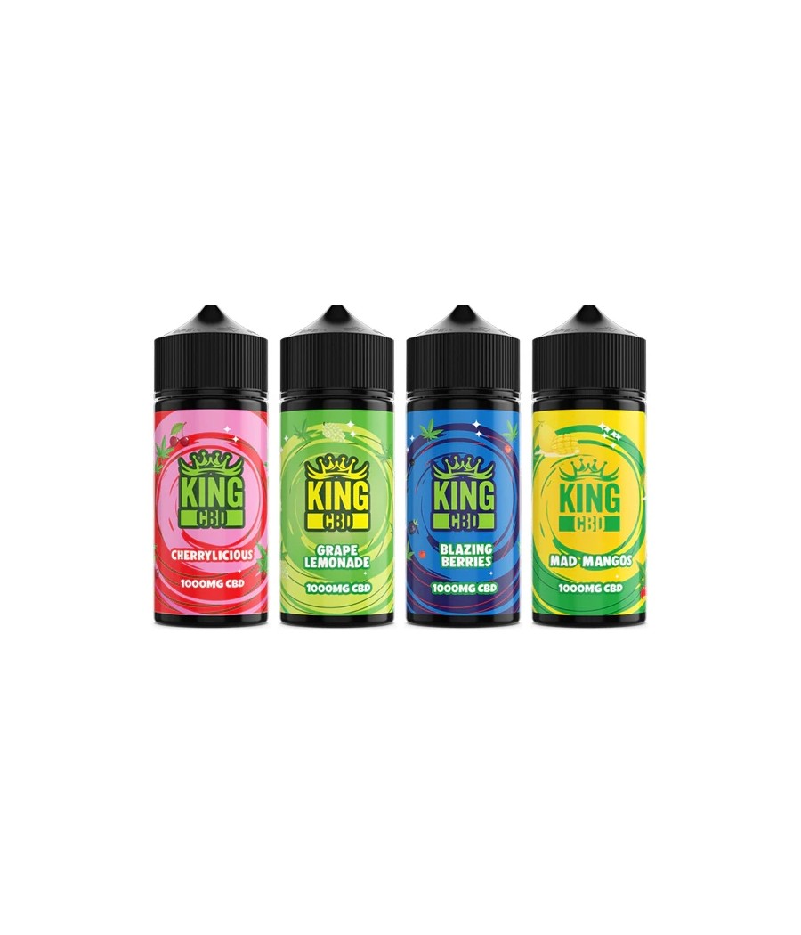 King CBD 1000mg CBD E-liquid 120ml (80VG/20PG) (BUY 1 GET 1 FREE)