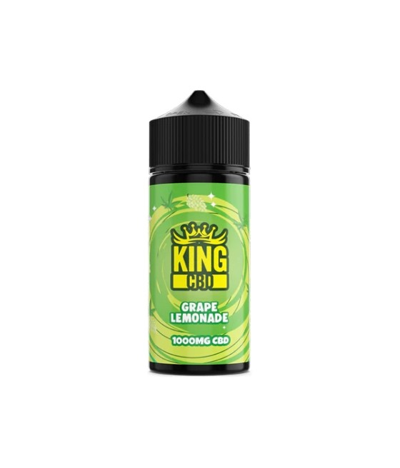 King CBD 1000mg CBD E-liquid 120ml (80VG/20PG) (BUY 1 GET 1 FREE)
