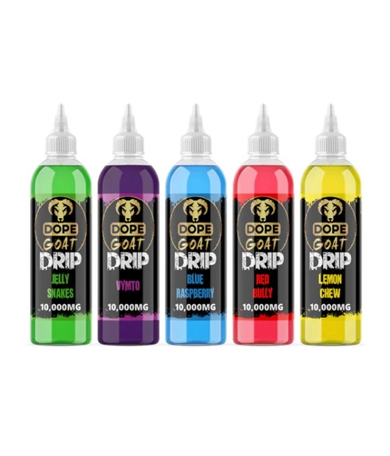 Dope Goat Drip 10,000mg CBD Vaping Liquid 250ml (70PG/30VG)