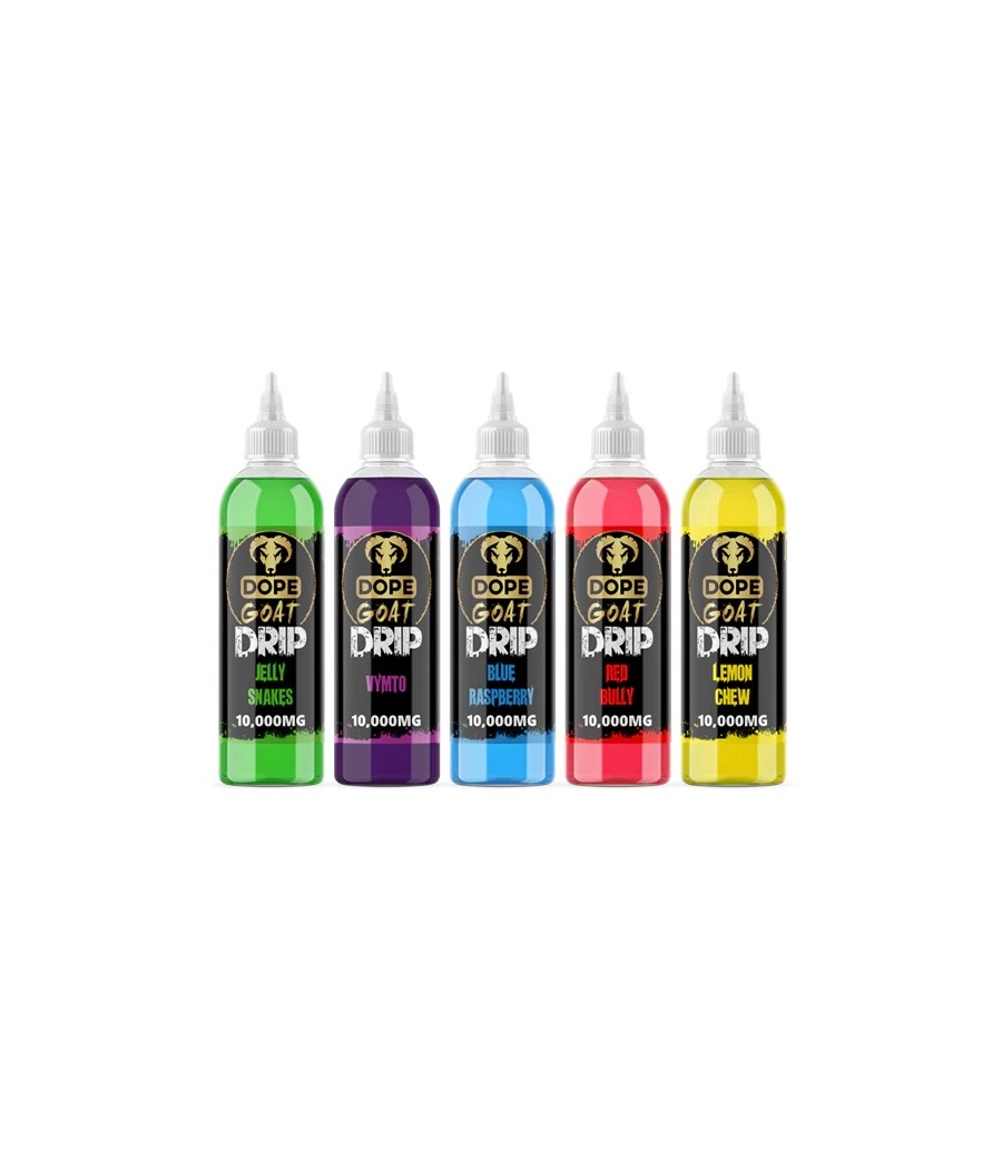 Dope Goat Drip 10,000mg CBD Vaping Liquid 250ml (70PG/30VG)
